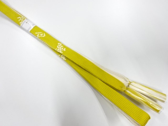 JAPANESE KIMONO / UNUSED KOREI HAND-TIED OBIJIME